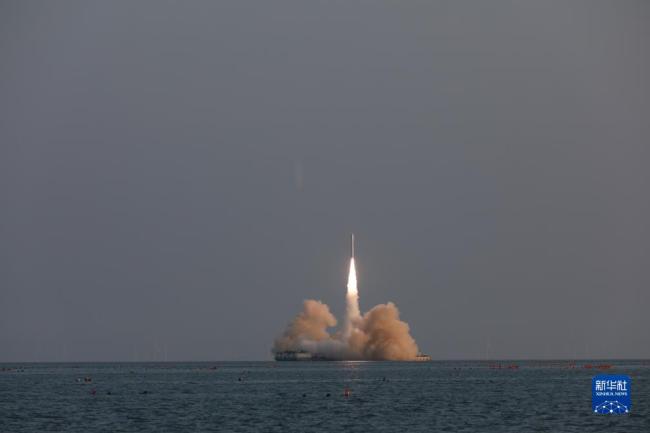 谷(gǔ)神星一号(hào)海射型運(yun)載火箭成(cheng)功發射