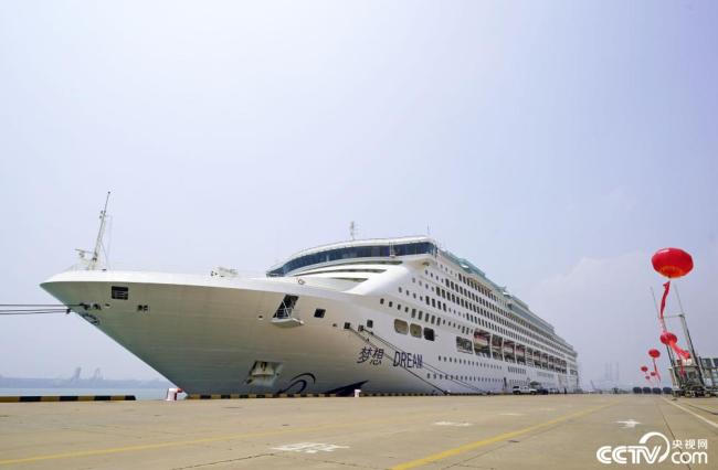 天津口岸(an)迎三年來(lai)首艘國際(jì)郵輪