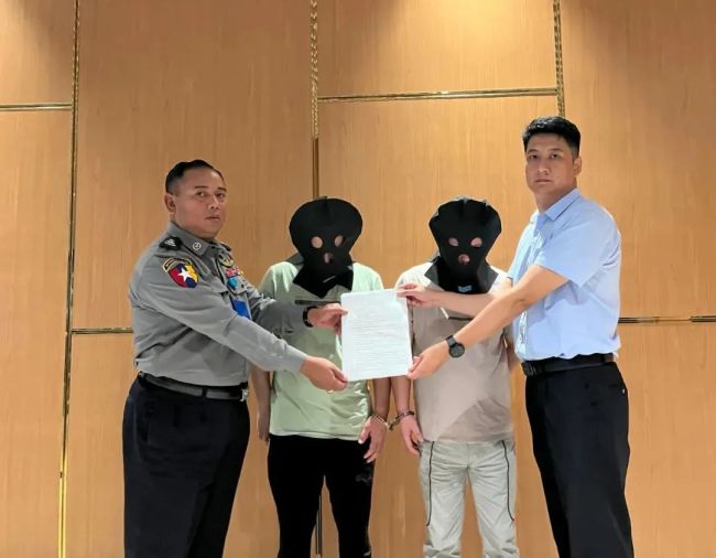 在(zai)緬電詐犯罪嫌(xian)疑人被押解回(huí)國